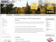 Tablet Screenshot of maintal-werke.de